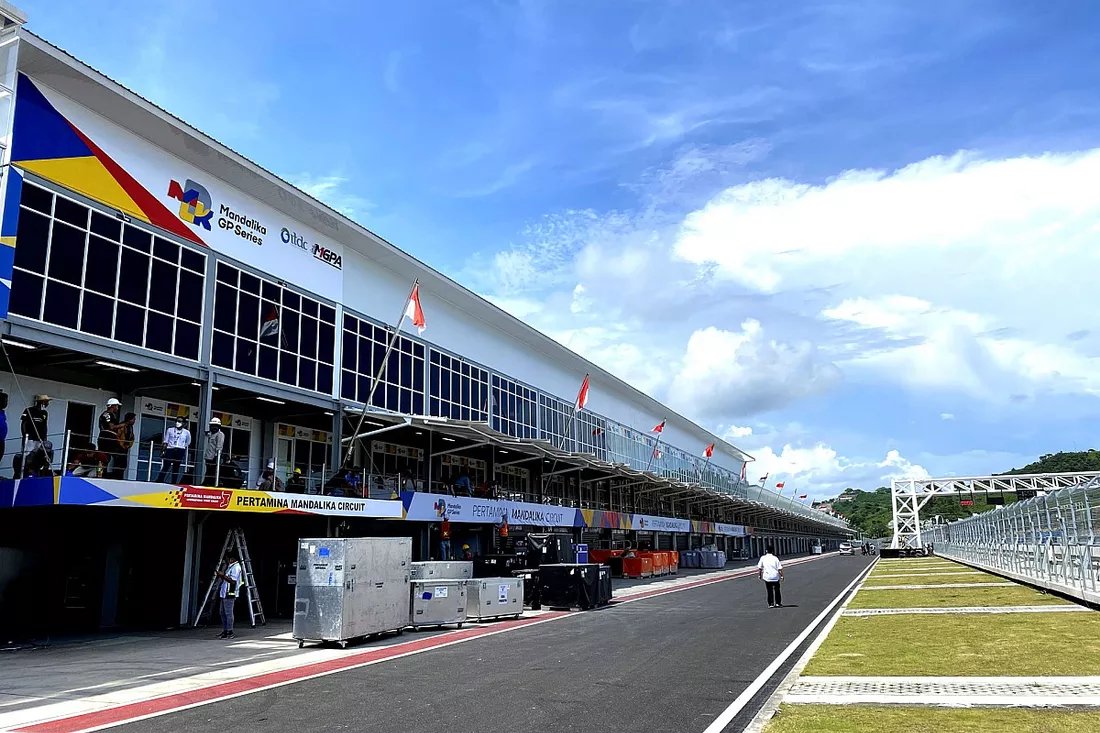 Infrastruktur di Sirkuit MotoGP di Mandalika